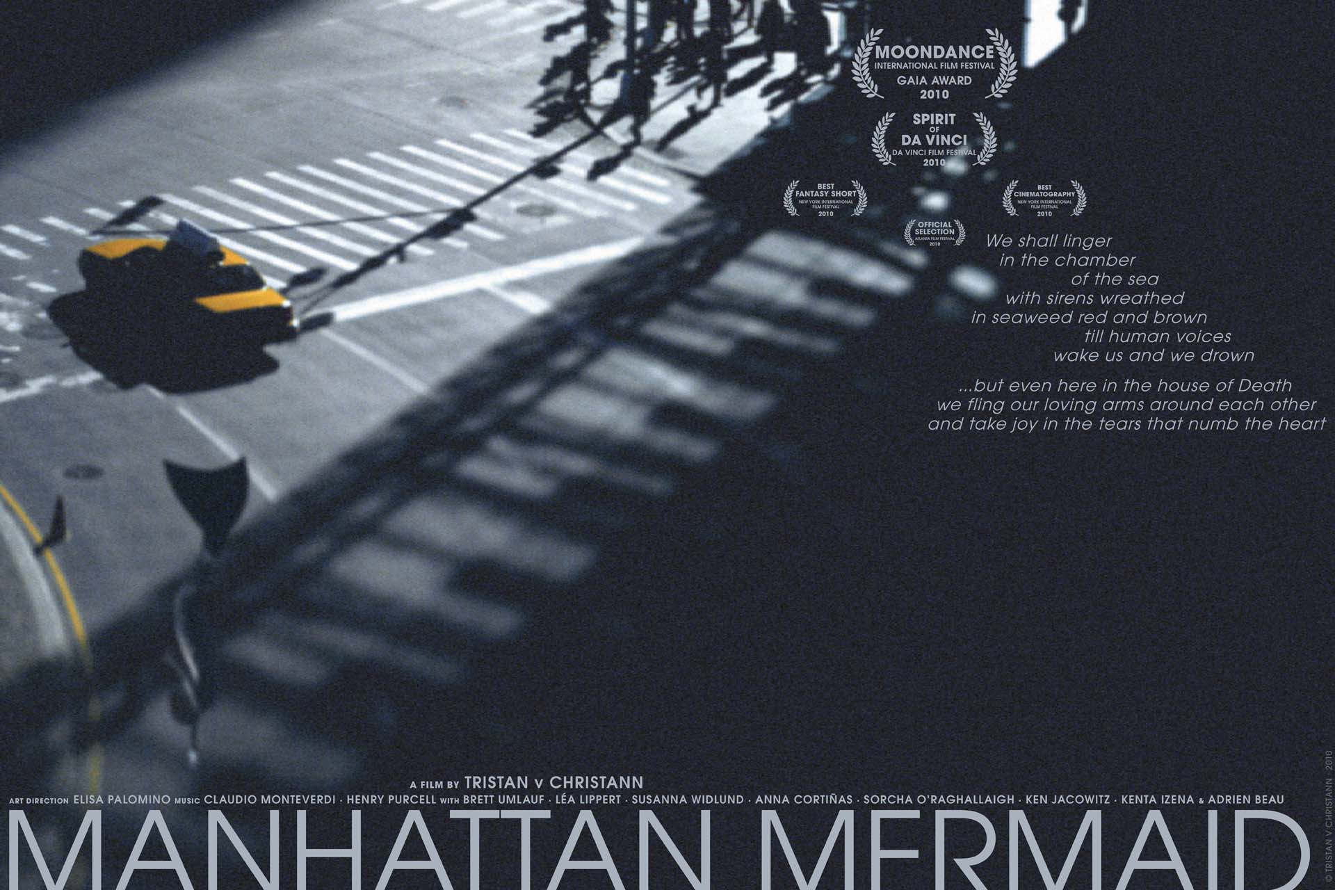 Tristan V Christann, Fantasy, Gaia Award, Moondance Filmfestival, Spirit of Da Vinci, 